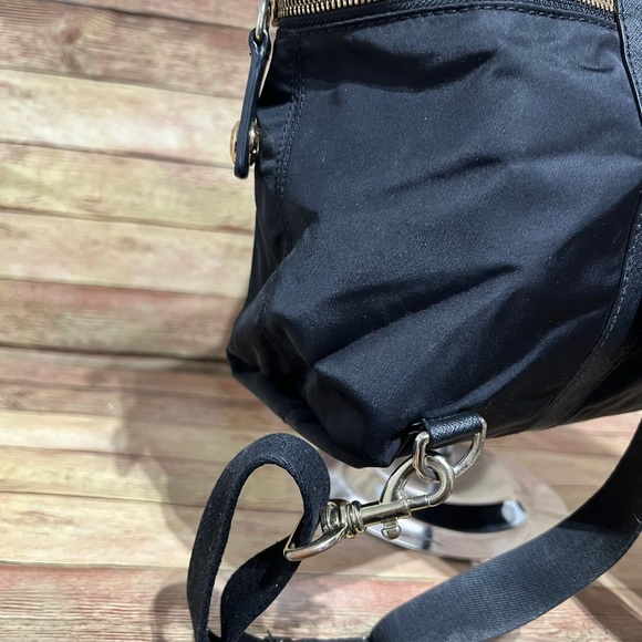 Henri Bendel Black Nylon Jetsetter Backpack - Picture 6 of 12